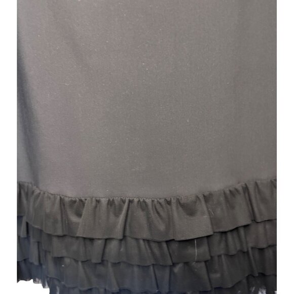 Chiara Boni Rigmor Illusion Structured A-Line Cocktail Dress Black Size 2 - Picture 5 of 8